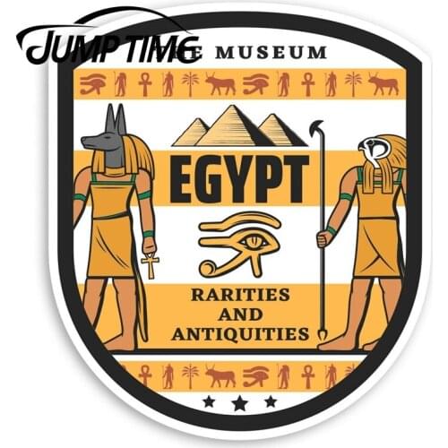 Jump Time Ancient Egypt Vinyl Stickers - Egypt Travel Luggage StickerDecal Car Window Bumper Car Accessories