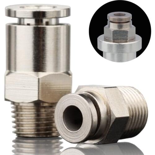 High Quality 2pcs 3D printer remote feed tube interface/ remote inlet port connector /Teflonto tube adapter Use for 1.75mm/3mm