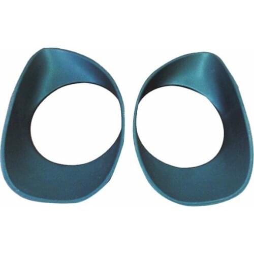 1Pair Front Bumper Fog Light Lamp Grille Cover Bezels For Toyota Yaris Sedan 2006-2010