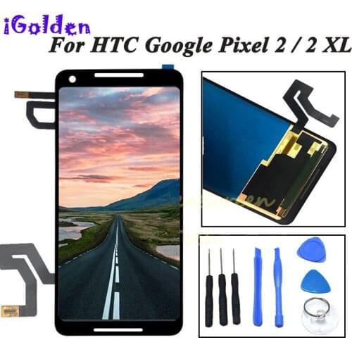 100% Tested For HTC Google Pixel 2 XL LCD Display Touch Screen Digitizer Assembly Replacement 6.0" For HTC Google Pixel 2 XL LCD