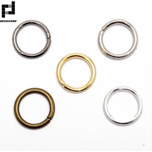 200pcs/lot 4/6/8/10mm Open Jump Rings Bronze/Gunblack/Gold/Silver/Rhodium plated Link Loops for DIY Jewelry Connector Making