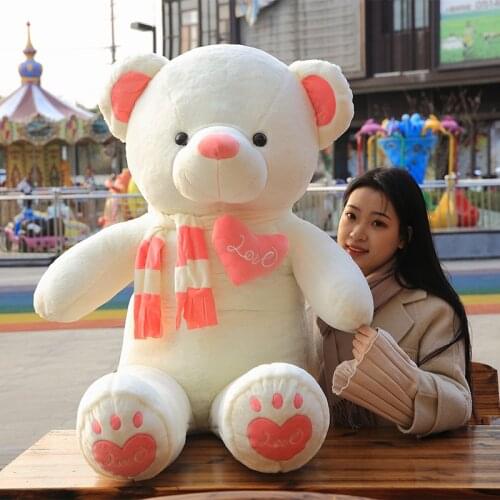 200cm Big Teddy skin Bear Plush toys Bear hull semi-finished bear Plush soft big bear Skin plush teddy bear skin birthday gift