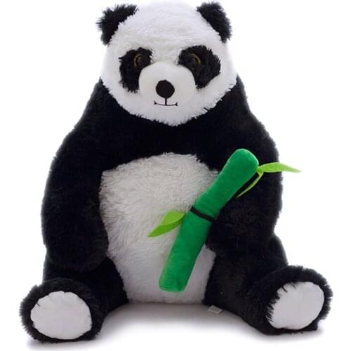 50cm Cute Baby Big Giant Panda Bear Plush Stuffed Animal Doll Fat Panda Animals Toy Pillow Cartoon Kawaii Dolls Girls Gifts