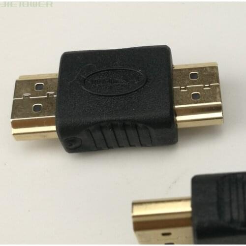 500pcs/lot HDMI to HDMI Male to Male Gold-plated Coupler Connectors EXtender Adapter Converter For HDTV Laptop Projector