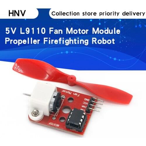 5V L9110 Fan Motor Module Fan Propeller Firefighting Robot For Arduino DIY
