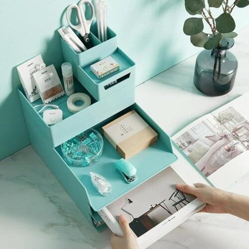 A4 Paper Organizer Document Case Home Office Desktop Organizer Office Table Desk Storage Stackable Filling File Holder Container