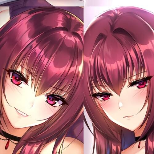 Anime FGO Scathach Fate/Grand Order Cute Girl Dakimakura Hugging Body Pillow Case Otaku Cushion Pillow Cover 50x160cm 2way