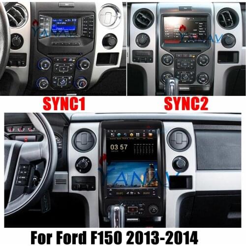 Car Radio Tesla Verticle 2Din Android For Ford F150 2013-2014 Multimedia Player Stereo Autoradio Receiver Tape Recorder GPS Navi