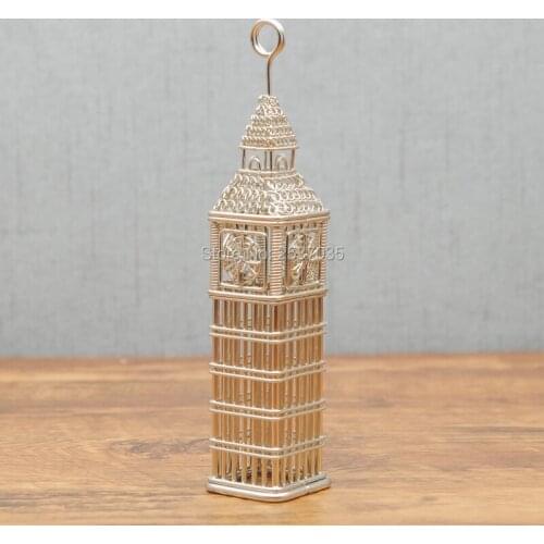 FREE SHIPMENT J21 LONDON BIG BEN MODEL 3D MEMO CLIP SCULPTURE/DECORATION ART CRAFTS WEDDING&BIRTHDAY&HOME&OFFICE&GIFT&PRESENT