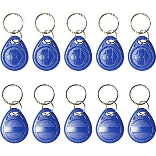 10Pcs/lot 125Khz Proximity RFID EM4305 T5577 Smart Card Read and Rewriteable Token Tag Keyfobs Keychains Access Control