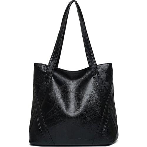 Designer Handbags High Quality Casual Soft Leather Shoulder Bags for Women 2021 New Luxury Large Capacity Female Tote Hand Bag