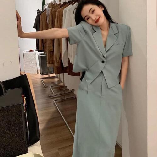 HNMCHIEF Women's Suits With A Skirt