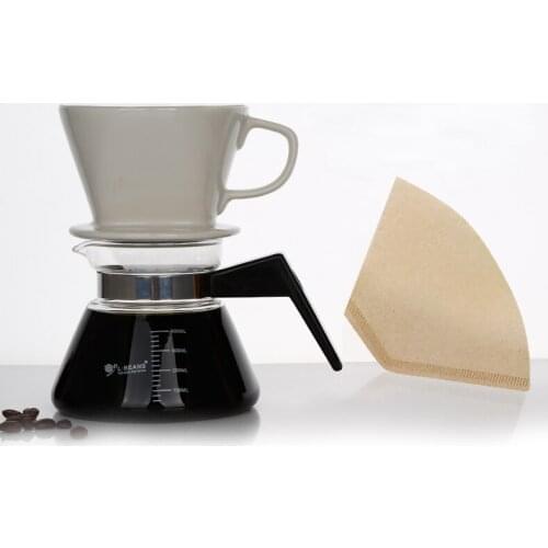 Coffee dripper 102 china filter cup coffee maker Share pot+40 pieces of filter paper household 2-4 people