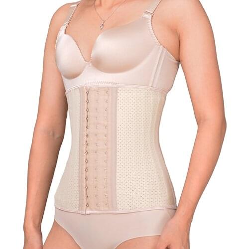 11.8inch Latex Waist Trainer 25 Spiral Steel Boned Black Cream Waist Slimming Cincher 3 Hooks And Eyes Corset Underwear Corselet