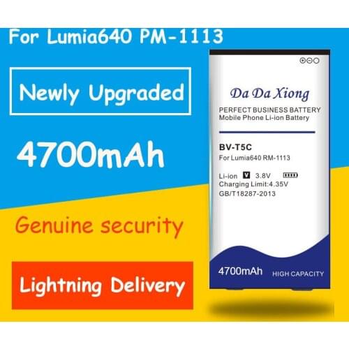 Brand New 4600mAh BV-T5C BVT5C Li-ion Phone Battery for Nokia Lumia 640 RM-1109 RM-1113 RM-1072 RM-1073 RM-1077 RM Lumia640