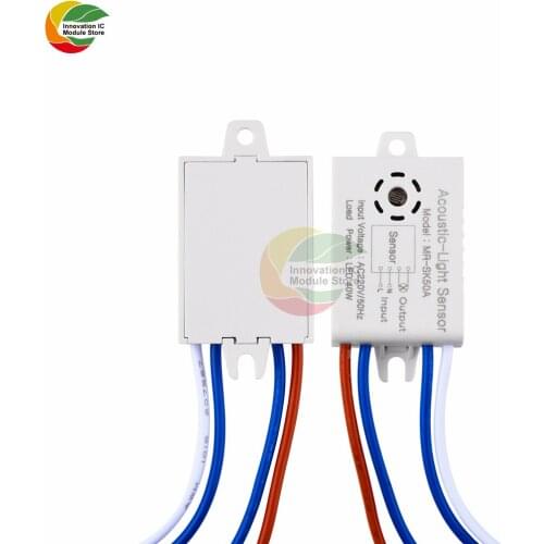 220V Module Detector Auto Switch Intelligent Sound Voice Sensor Light Switch Smart Home Automatic Induction Switch Controller