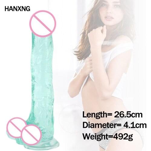 26cm Long Realistic Big Penis Dildo For Women Men Masturbatory Tools Anal Huge Dick Sextoyse Femme Sucker Cup Dildosex Sex Toys