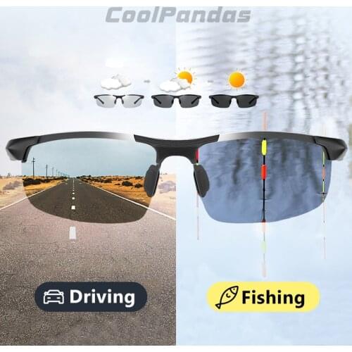 Aluminum Magnesium Outdoor Sport Photochromic Polarized Sunglasses Men Fishing Driving Glasses Goggle Oculos gafas de sol hombre