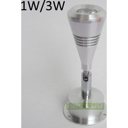 1W/3W Epistar Led Display Cabinet Mini Spotlight For Jewelry Store