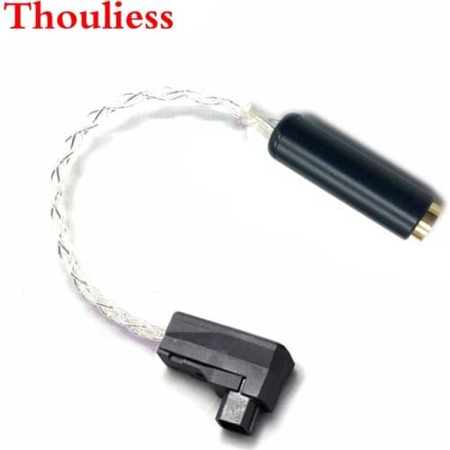 Thouliess 10cm 4-pin RSA/ALO Balanced Male to 2.5mm TRRS Balanced Female Earphone Audio Adapter Cable