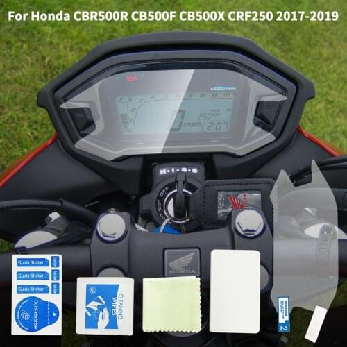 Motorcyle Cluster Scratch Protection Speedo Screen Protector for Honda CBR500R CB500F CB500X CRF250L CRF250 Rally 2017 2018 2019
