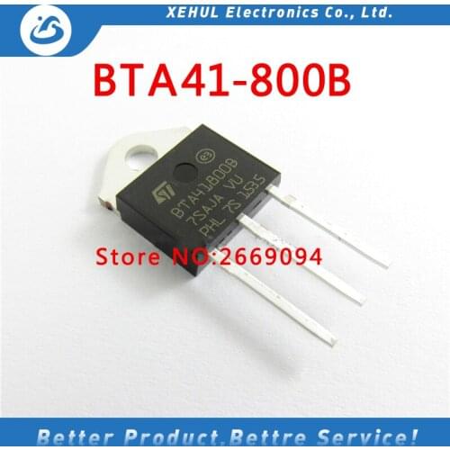 5PCS / 50PCS /100PCS / 100% New BTA41-800BRG BTA41-800 BTA41-800B BTA41800B BTA41800 BTA41 TO-247 41A 800V TRIACS