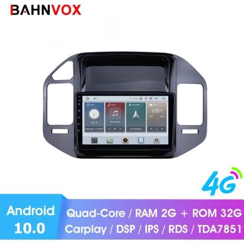 9" android 10.0 RAM 2G car gps dvd player for Mitsubishi Pajero 3 V73 2004 2011 car radio multimedia navigation stereo head unit