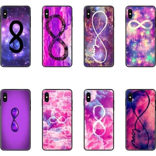 Infinity Purple Sky For Junior Tpu Black Soft Shell Phone Case For Huawei Honor 20 20I 20S 10 10I 6A 7A 7X 8C 8X 9 9A 9I 9X