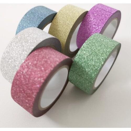 Decorative Adhesive Tape Solid Color Masking Tape For Stickers Scrapbooking DIY Stationery Tape