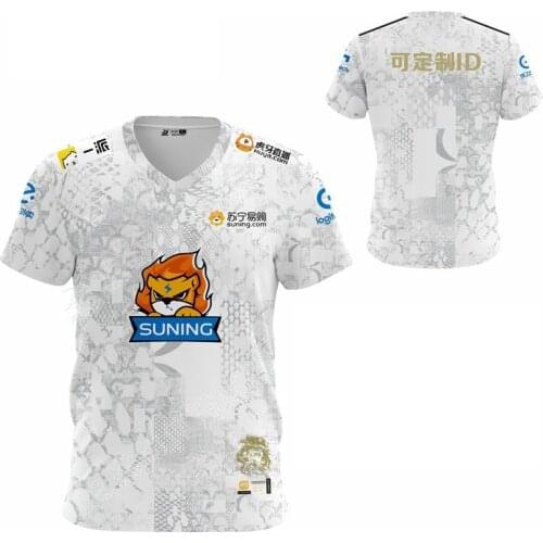 LOL LPL 2020 S10 Esports Jersey TES LGD JDG SN IG RNG Player Jersey Uniform Customized ID Name Tshirt Men Women Custom Tee Shirt