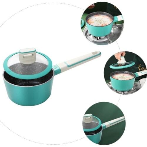 Maifan Stone Mini Milk Pot Baby Food Supplement Flat bottom Non stick Pot Stainless Steel Composite Bottom Milk Pan