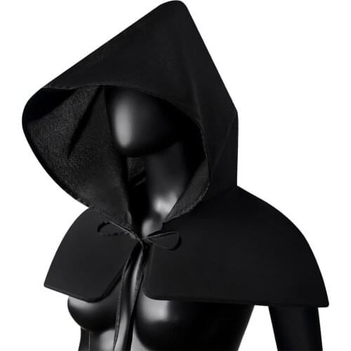 Rogue Halloween Cowl Unisex Cloak Cosplay Costume Hooded Cape for Men Women
