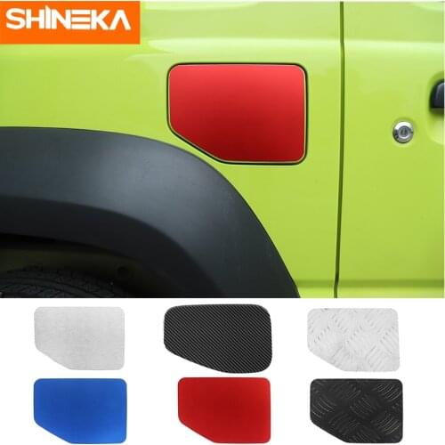 SHINEKA Fuel Tank Cap For Suzuki Jimny 2019 2020 Car Exterior Fuel Oil Tank Cover Cap Decoration Stickers For Suzuki Jimny 2019