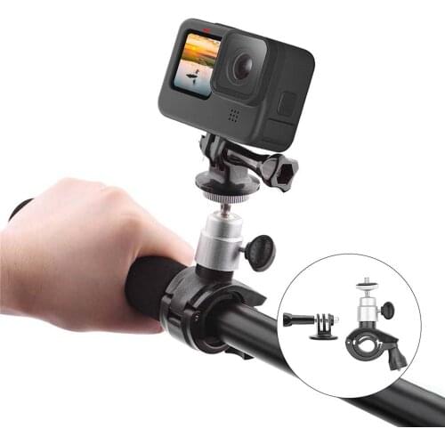 Metal Bike Motorcycle Handlebar Mount Holder for Gopro Hero 9 Quick Release Handle Clamp for Gopro Hero9 Camera Accessories