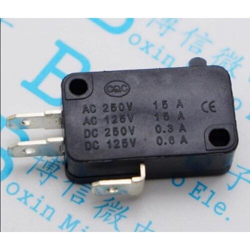 20PCS Micro switch V-15-1C25 silver point V-15-IC25 microwave oven contact switch