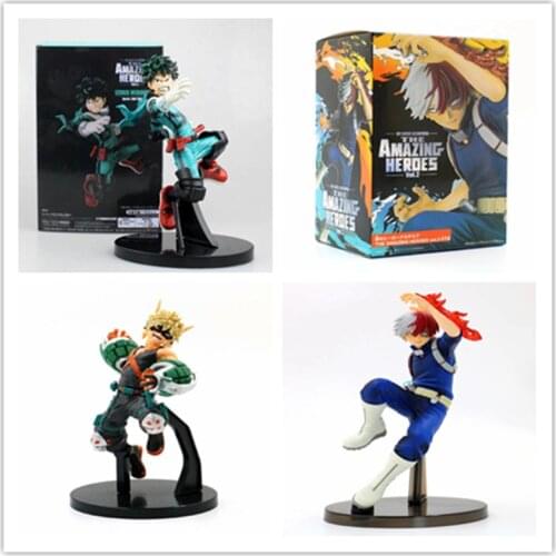 My Hero Academia Izuku Midoriya Todoroki Shoto Bakugou Katsuki Deku No Hero 3rd Ver. PVC Action Figure Model 3 Styles