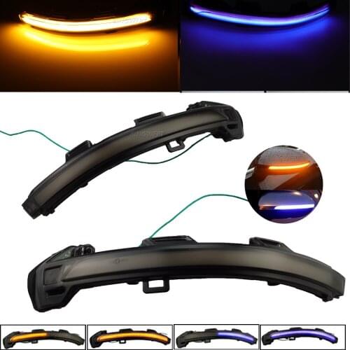 NEW For VW Passat B8 Arteon 2015 2016 2017 2018 2019 2Pcs Car Dynamic LED Turn Signal Light Rearview Mirror Blinker Indicator