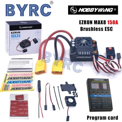 New Release Hobbywing EZRUN MAX8 V3 Waterproof 150A Brushless Speed Controllers for 1/8 1/5 Sport