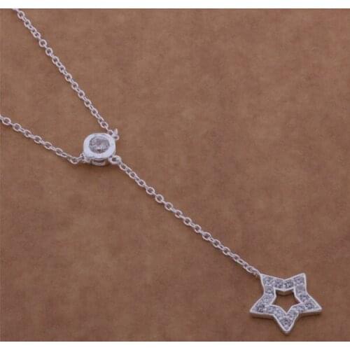 AN603 Wholesale silver plated Necklaces for women&men silver 925 jewelry fashion jewelry pendant /bmvakeca axrajoya