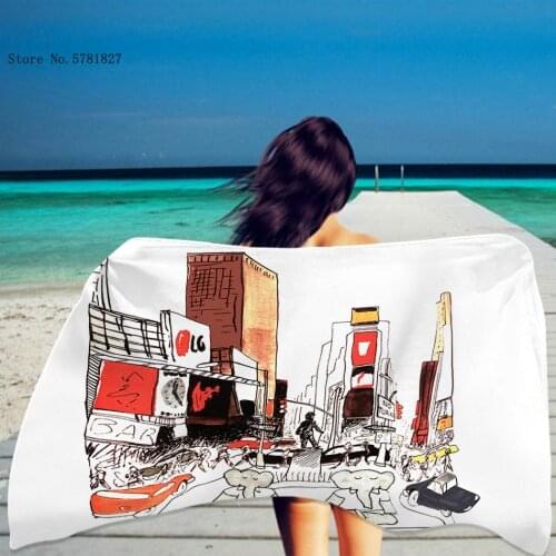 Microfiber beach towel Animals Cartoon Elephant Quick Dry Magic Bathing Bathrobes Kids Beach Dresses Children Cartoon Bath Towel