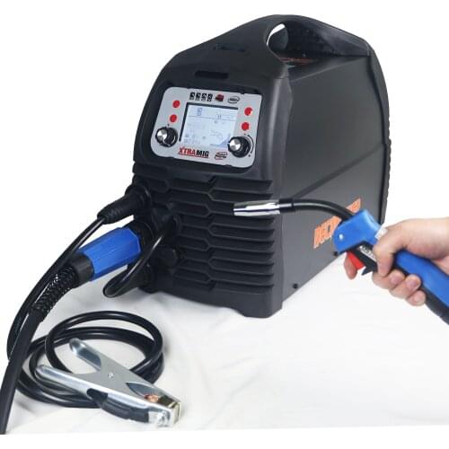 High efficient automatic inverter gasless flux core mig welder co2 gas mig mag tig arc welding machine equipment of 220V