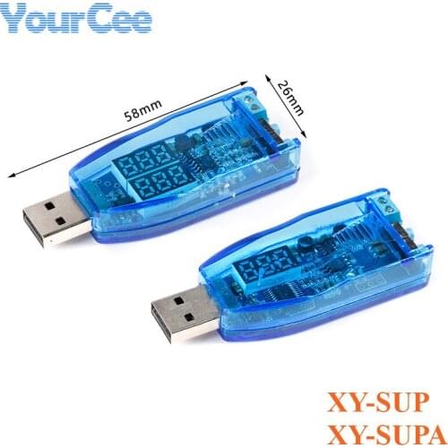USB Step UP Down Buck Boost Voltage Converter Power Supply Regulator Module Digital Tube LED Display DC-DC 5V XY-SUPA XY-SUP