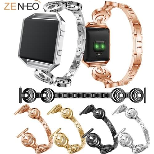 Replace Metal Strap For Fitbit Blaze Stainless Steel For Fitbit Blaze Mens Watch Ladies Wristband Without Frame