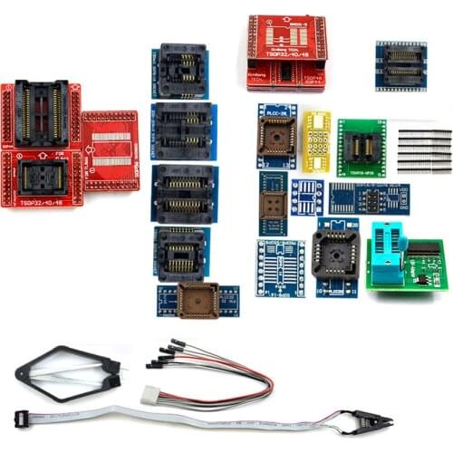 100% Original Newest 24 PCS Universal Adapter Socket+ IC Extractor for Programmer For TL866II TL866CS TL866A RT809F RT809H