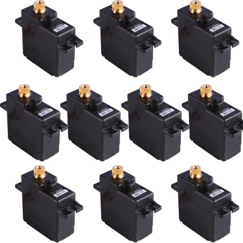 10X K-power M0170 21G/2.5KG/0.09S High Speed Metal Gear Micro / mini analog Servo for 1/16 Scale RC Car