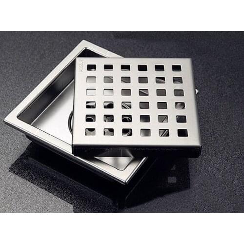 110*110mm Bathroom Kitchen Square Floor Drain Strainer Cover For Kitchen Or Bathroom Drain sink DR124