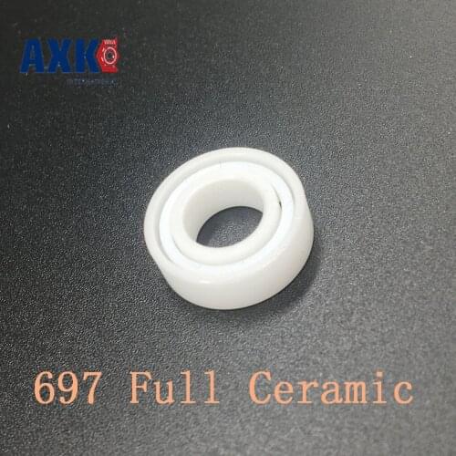 2019 Time-limited Real Axk 697 Full Ceramic Bearing ( 1 Pc ) 7*17*5 Mm Zro2 Material 697ce All Zirconia 619/7 Ball Bearings