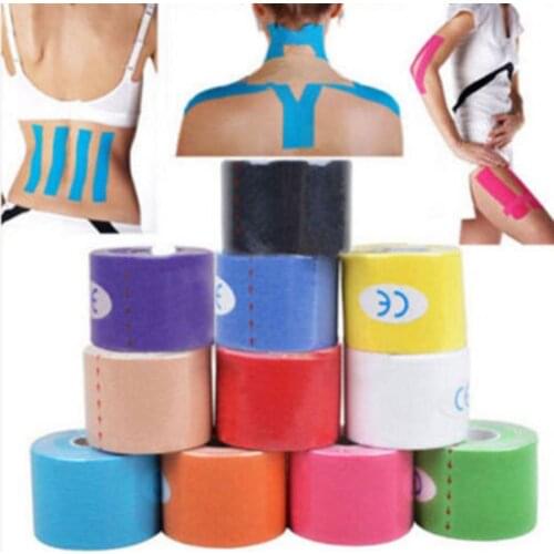 80% Hot Sale Kinesiology Tape Athletic Tape Sport Recovery Tape Strapping Gym Fitness Tennis Running Knee Muscle Protector