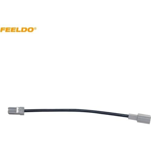 FEELDO Car 16Pin Power Wiring Harness Cable Adapter With Canbus For BMW X3/E83(06-10) Install Aftermarket Android Stereo
