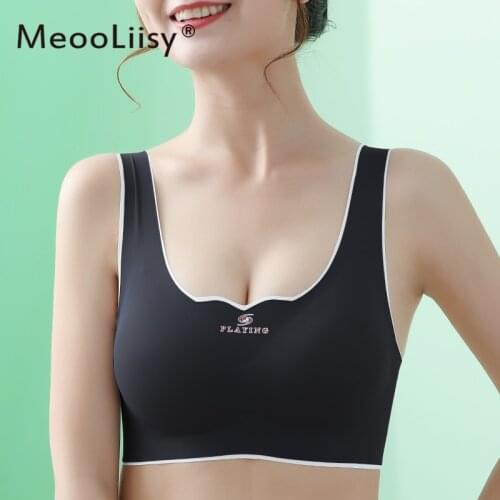 MeooLiisy Seamless Women Underwear Push Up Bra Breathable Large Size Bras Female Lingerie Sexy Wireless Bras Comfort Bra